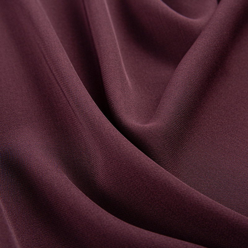 HY587 230GSM Tiruan asetat Fabrik mesh Lelis Dark Purple untuk pakaian wanita dan pakaian sukan