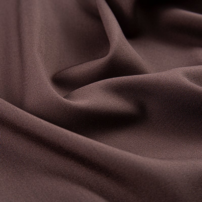 HY423 Dark Purple 275GSM Fabrik Lelis 3/3 kain kepar lembut dan licin