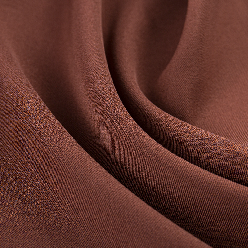 HY253 Brown Pure British twill empat hala fabrik campuran spandeks regangan