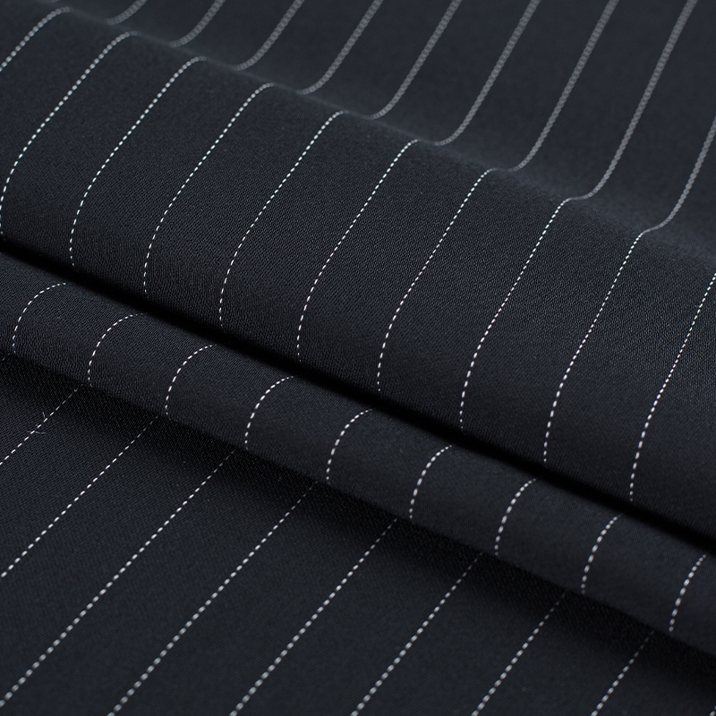 DS52(HY129) 236GSM 99%P 1% Rayon CEY Rayon Stripe Fabrik CEY
