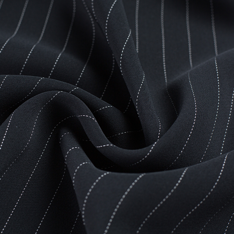 DS52(HY129) 236GSM 99%P 1% Rayon CEY Rayon Stripe Fabrik CEY