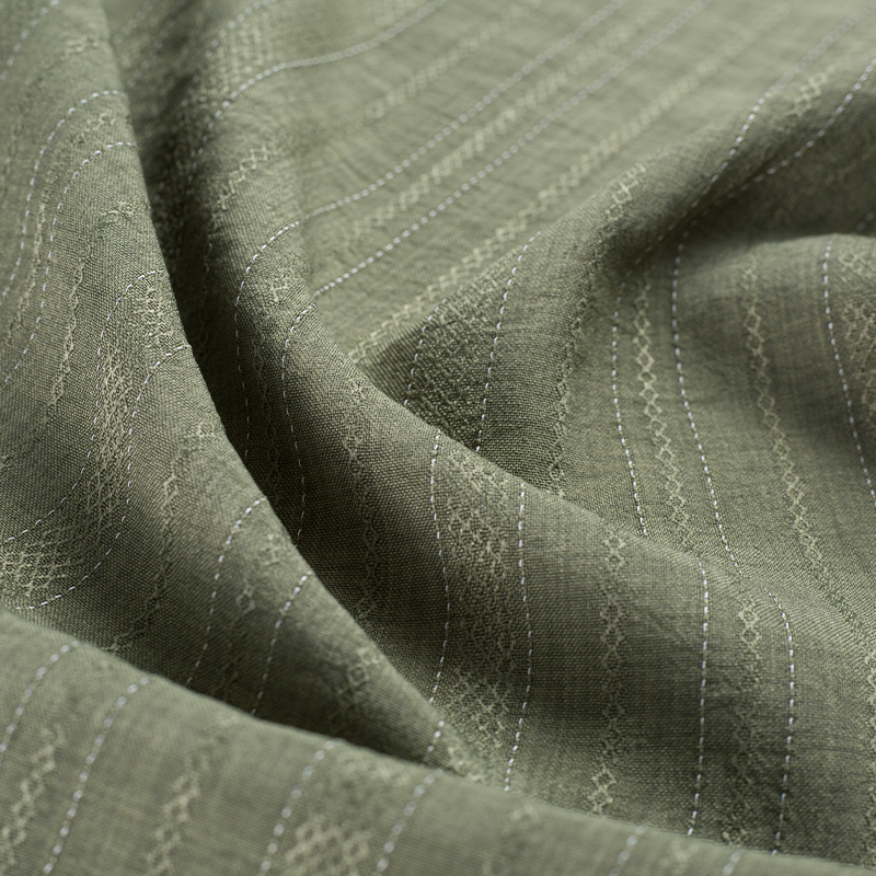 HY557-Rayon 136GSM 99%P 1% Kain Lyocell Jalur Ketebalan Berlian Berlian Rayon Bergantian